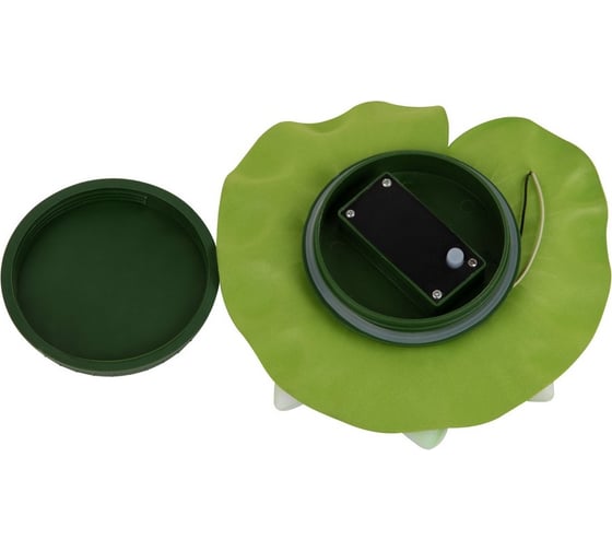 Садовый светильник на солнечной батарее Uniel USL-S-826/PT060 RED WATERLILY UL-00011599