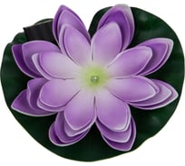 Садовый светильник на солнечной батарее Uniel USL-S-828/PT060 PURPLE WATERLILY UL-00011601