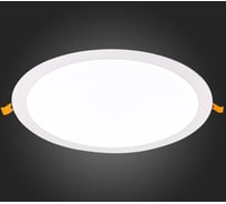 Встраиваемый светильник ALMA LIGHT белый, led, 1x24w, 3000k, 1728lm, d300xh8, AL9501DW24W-3K