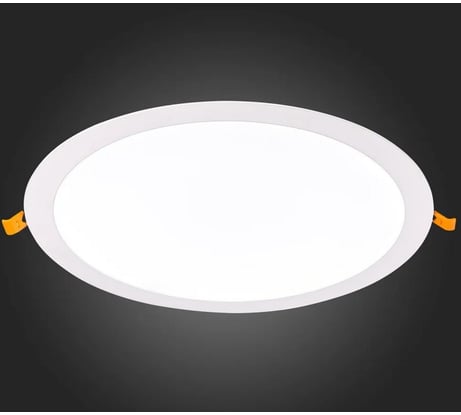 Встраиваемый светильник ALMA LIGHT белый, led, 1x24w, 3000k, 1728lm, d300xh8, AL9501DW24W-3K