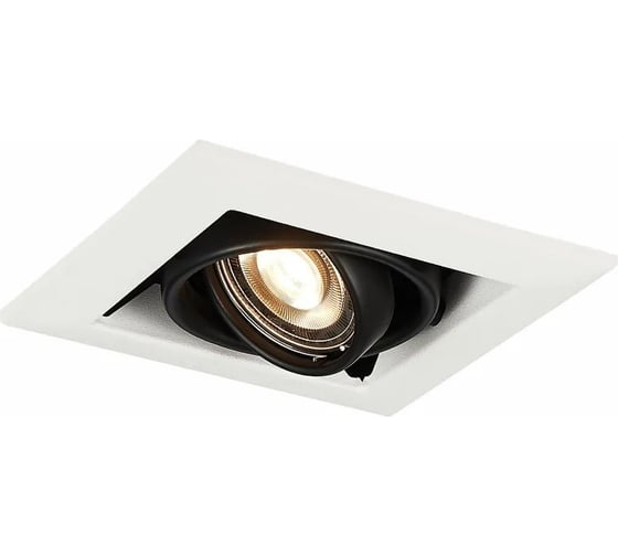 Встраиваемый светильник ALMA LIGHT черный gu10, 1x50w, l126xw126xh70, без лампы, AL9013DW01WH
