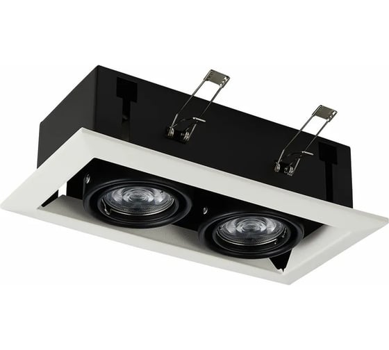 Встраиваемый светильник ALMA LIGHT черный, gu10, 2x50w, l245xw126xh70, без лампы, AL9013DW02WH