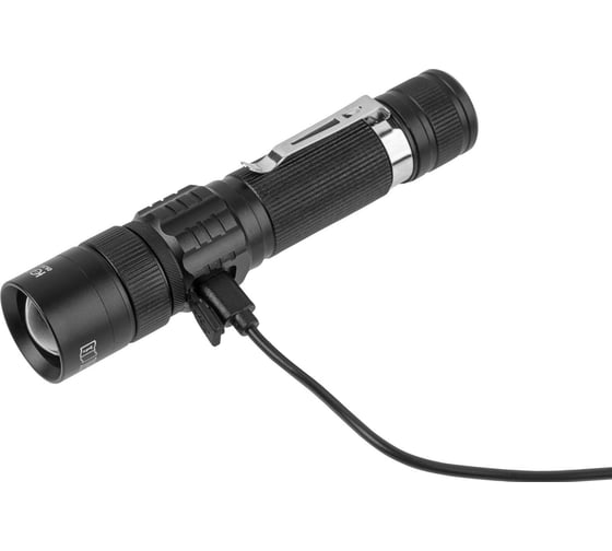 Фонарь ручной светодиодный ЮПИТЕР аккумуляторный ZOOM 8Вт JP1059