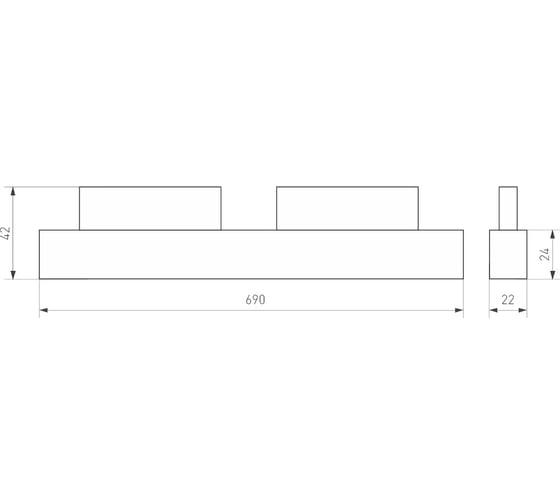 Светильник Arlight MAG-FLEX-FLAT-L690-24W Warm3000 1шт 047208