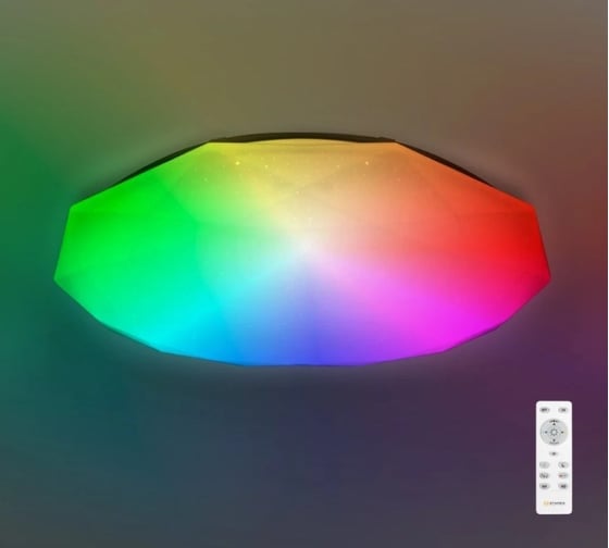 Потолочный светодиодный светильник ESTARES с пультом ALMAZ 25W RGB У0000003545 1
