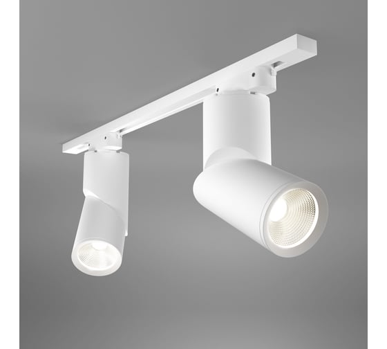 Трековый светодиодный светильник Elektrostandard Corner Белый 15W 4200K LTB33 однофазный a043417