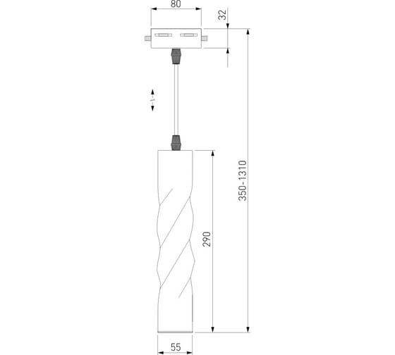 Подвесной светильник Elektrostandard 50162/1 LED черный a044142