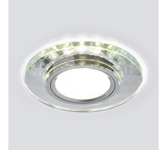 Встраиваемый светильник Elektrostandard 2228 зеркальный серебро (8150 MR16 SL) a044295 1