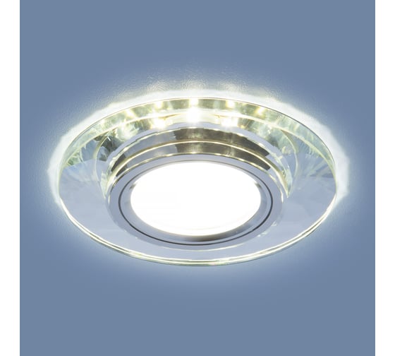 Встраиваемый светильник Elektrostandard 2228 зеркальный серебро (8150 MR16 SL) a044295