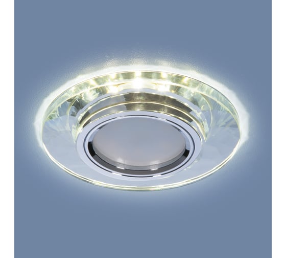 Встраиваемый светильник Elektrostandard 2228 зеркальный серебро (8150 MR16 SL) a044295