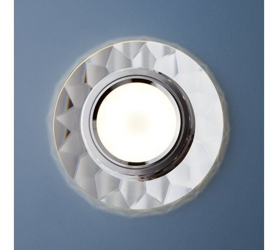 Встраиваемый светильник Elektrostandard 2228 зеркальный серебро (8150 MR16 SL) a044295