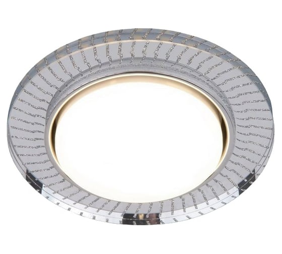 Встраиваемый светильник Elektrostandard 3033 GX53 CL/SL прозрачный/серебро a045484 1