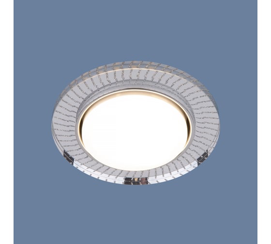 Встраиваемый светильник Elektrostandard 3033 GX53 CL/SL прозрачный/серебро a045484
