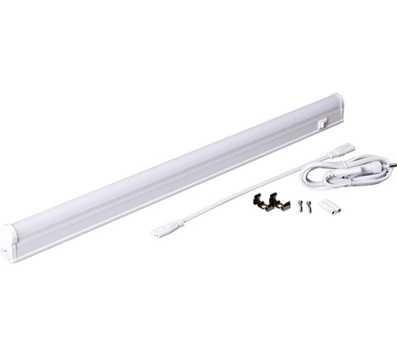 Светодиодный светильник Jazzway настенно-потолочный PLED T5i PL 300 FR 4Вт 4000К IP40 180-265В ДПО линейный пластик 5018372