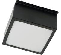 Встраиваемый светодиодный светильник FERON al254 12w, 4000k, черный, грильятто 48915