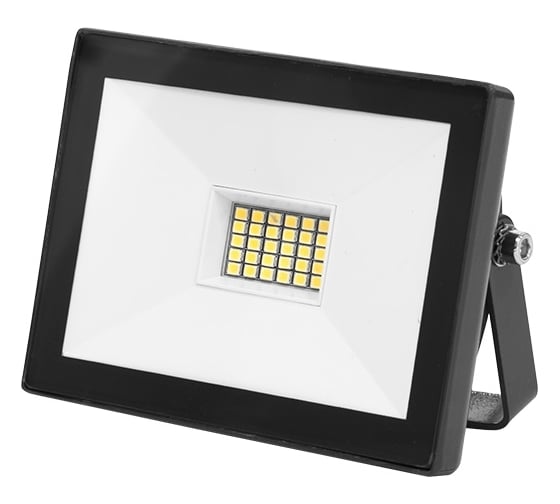 Светодиодный прожектор ELF SLIM SMD, 20Вт, черный корпус, IP65, белый ELF-FLsmdSLIM-20W-black-W