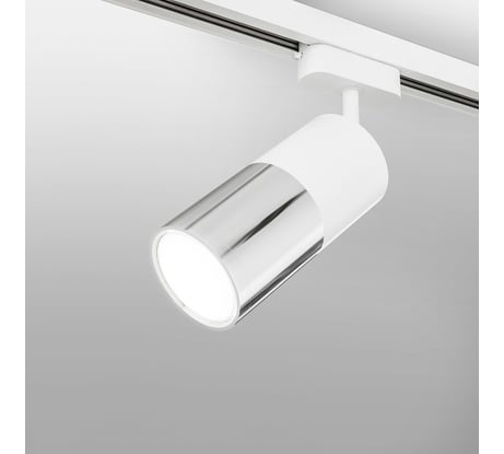 Потолочный светодиодный светильник Elektrostandard LTB27 Avantag Белый матовый/хром 6W 4200K a047018