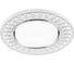 Встраиваемый светильник для натяжных потолков с белой LED подсветкой Feron CD9913 GX53, матовый белый, хром, 32981 1