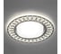 Встраиваемый светильник для натяжных потолков с белой LED подсветкой Feron CD9913 GX53, матовый белый, хром, 32981 4