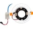 Встраиваемый светильник для натяжных потолков с белой LED подсветкой Feron CD9913 GX53, матовый белый, хром, 32981 3