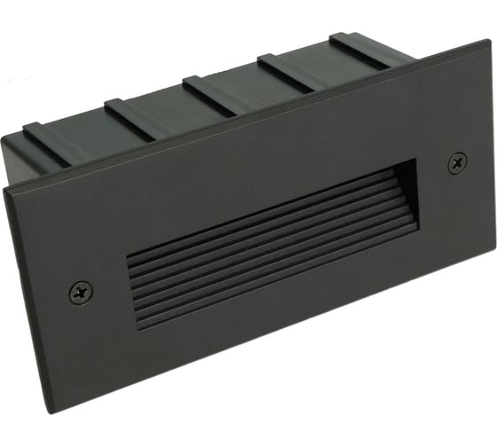 Встраиваемый светодиодный светильник FERON, 5W, 4000K, IP65, черный, LN012 41160