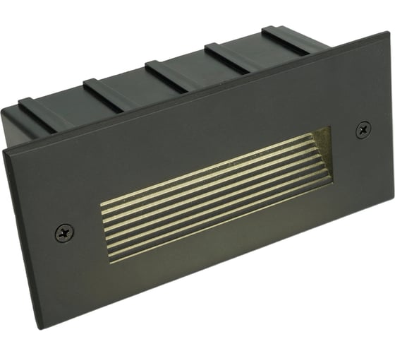 Встраиваемый светодиодный светильник FERON, 5W, 4000K, IP65, черный, LN012 41160