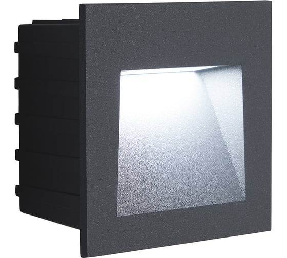 Светодиодный встраиваемый светильник FERON, 3W, 4000K, IP65, LN013, серый 41175
