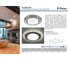Встраиваемый светильник для натяжных потолков с белой LED подсветкой Feron CD4035 GX53, прозрачный, хром, 40502 3