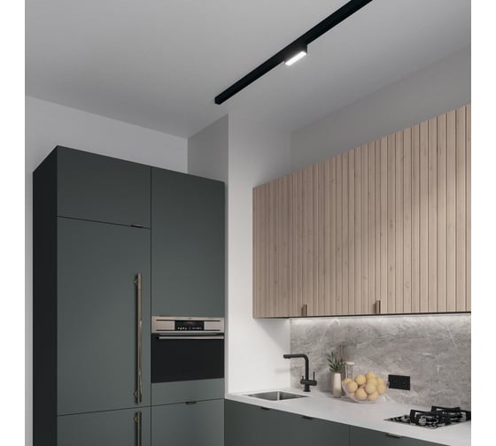 Трековый светильник MAYTONI Basis Gravity 3000K 10Вт 120 TR075-2-10W3K-B