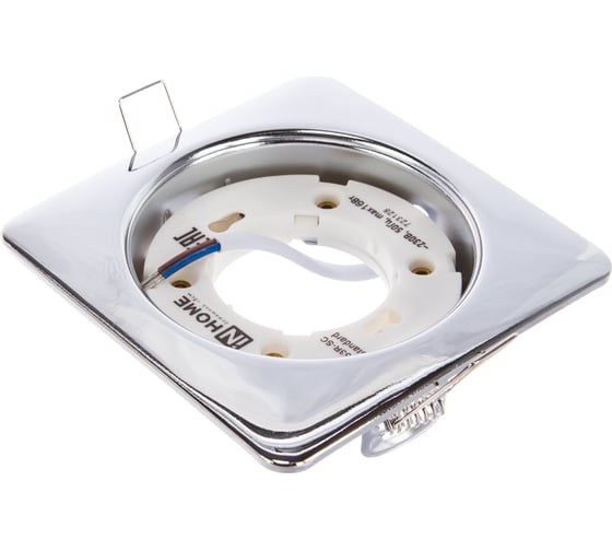 Встраиваемый светильник IN HOME GX53R-SC-standard металл под GX53 230В КВАДРАТ хром 4690612024400