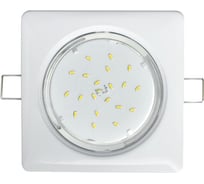 Встраиваемый светильник IN HOME GX53R-SW-standard металл под GX53 230В КВАДРАТ белый 4690612024394
