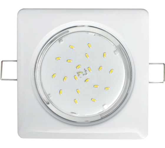 Встраиваемый светильник IN HOME GX53R-SW-standard металл под GX53 230В КВАДРАТ белый 4690612024394 1