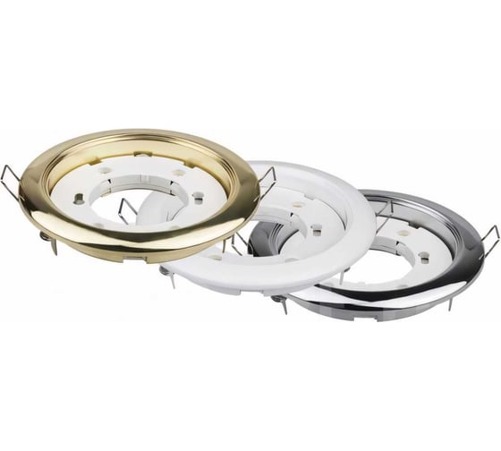 Встраиваемый светильник IN HOME GX53R-RC-standard металл под лампу GX53 230В хром 4690612008424