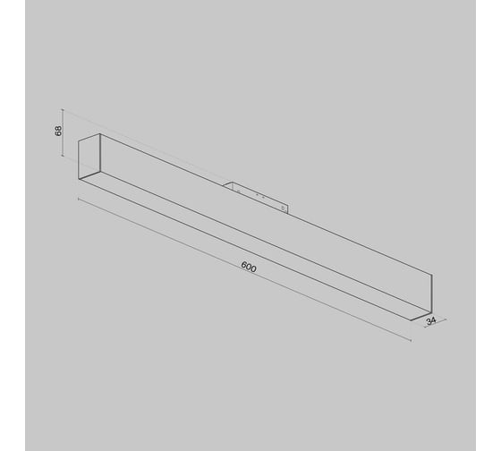 Трековый светильник MAYTONI Basis S35 3000K 20Вт 120 TR012-2-20W3K-B