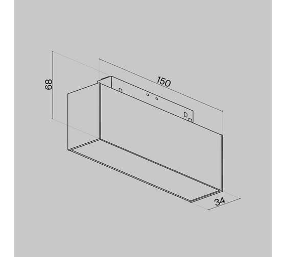 Трековый светильник MAYTONI Basis S35 3000K 7Вт TR012-2-7W3K-W