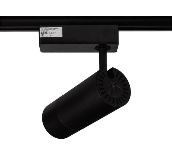 Спот SWG для трековых систем черный 20W 3000K TL28-BL-20-WW 00-00005729