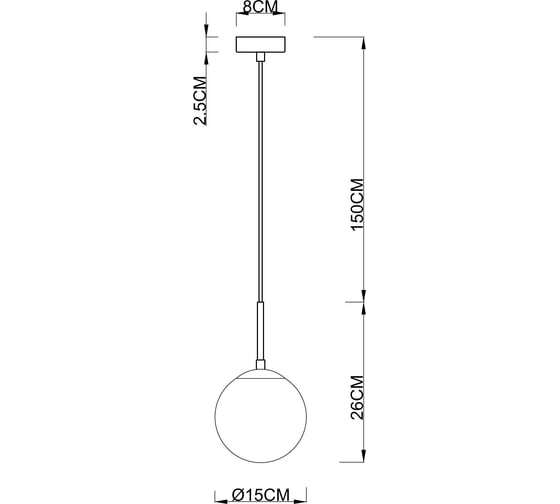 Подвесной светильник ARTE LAMP VOLARE A1565SP-1BK