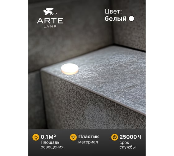 Тротуарный светильник ARTE LAMP PIAZZA A3601IN-1WH