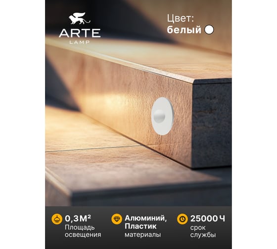Тротуарный светильник ARTE LAMP PIAZZA A3802IN-1WH