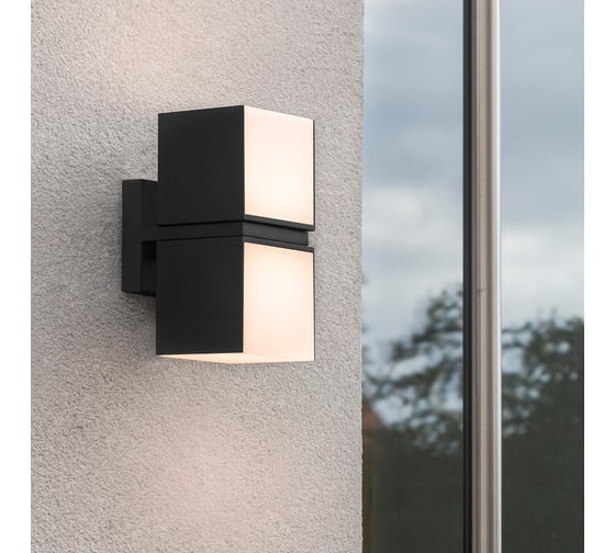 Уличный настенный светильник ARTE LAMP BELGRADE A5193AL-2BK