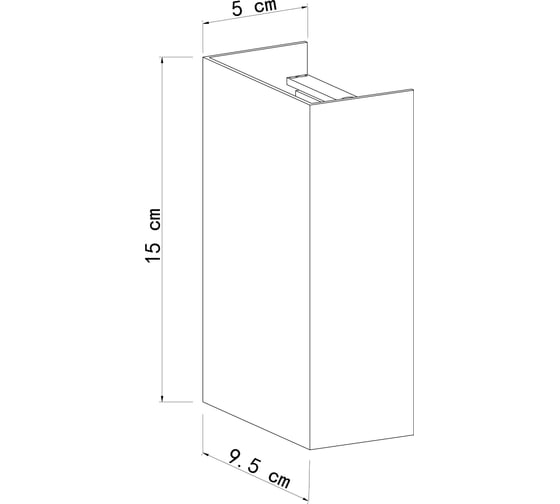 Фасадный светильник ARTE LAMP ALGOL A5640AL-2BK