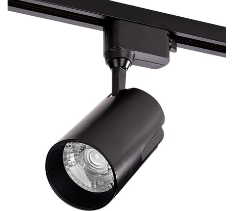 Трековый однофазный светильник на шинопровод Wolta 35Вт, 4000К черный WTL-35W/01B