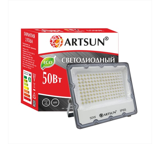 Прожектор светодиодный ARTSUN LED FL 50W 6500K SMD