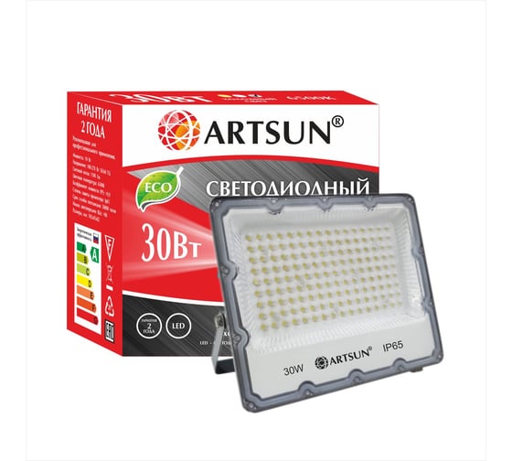 Прожектор светодиодный ARTSUN LED FL 30W 6500K SMD