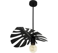 Светильник потолочный ЭЛЕТЕХ Монстера 111 черный муар НПБ 01-60-110 Е27 [ИМ] 1005405205