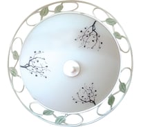 Светильник настенно-потолочный ЭЛЕТЕХ Ричи 300 НПБ 01-2x60-119 матовый белый /корпус Флора ИУ [es] 1005205872