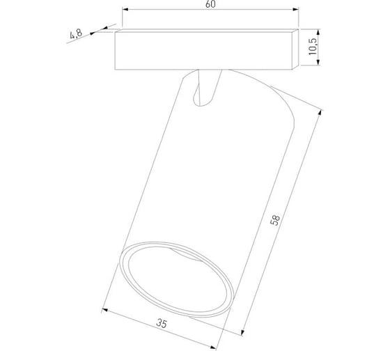 Трековый светильник Elektrostandard Mini Magnetic 5W 3000K (черный) 85158/01 a065645