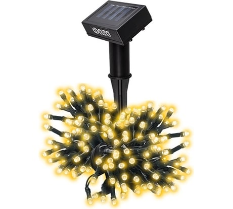 Светодиодный светильник ФАZА садовый SLR-G01-100Y 100 желт. LED гирлянда на солнечн. батарее 5027312