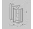 Настенный светильник (бра) MAYTONI Cell O452WL-01GF1 7
