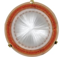 Светильник настенно-потолочный ЭЛЕТЕХ Лоза 300 НПБ 01-2x60-139 М16 терракот /кл.зол. ИМ [es] 1005202672